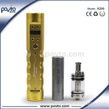 18650 battery Luxury eletronic cigarette k200 vaporizer